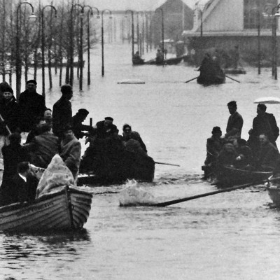 Evacuatie watersnood 1960