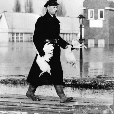 Evacuatie watersnood 1960